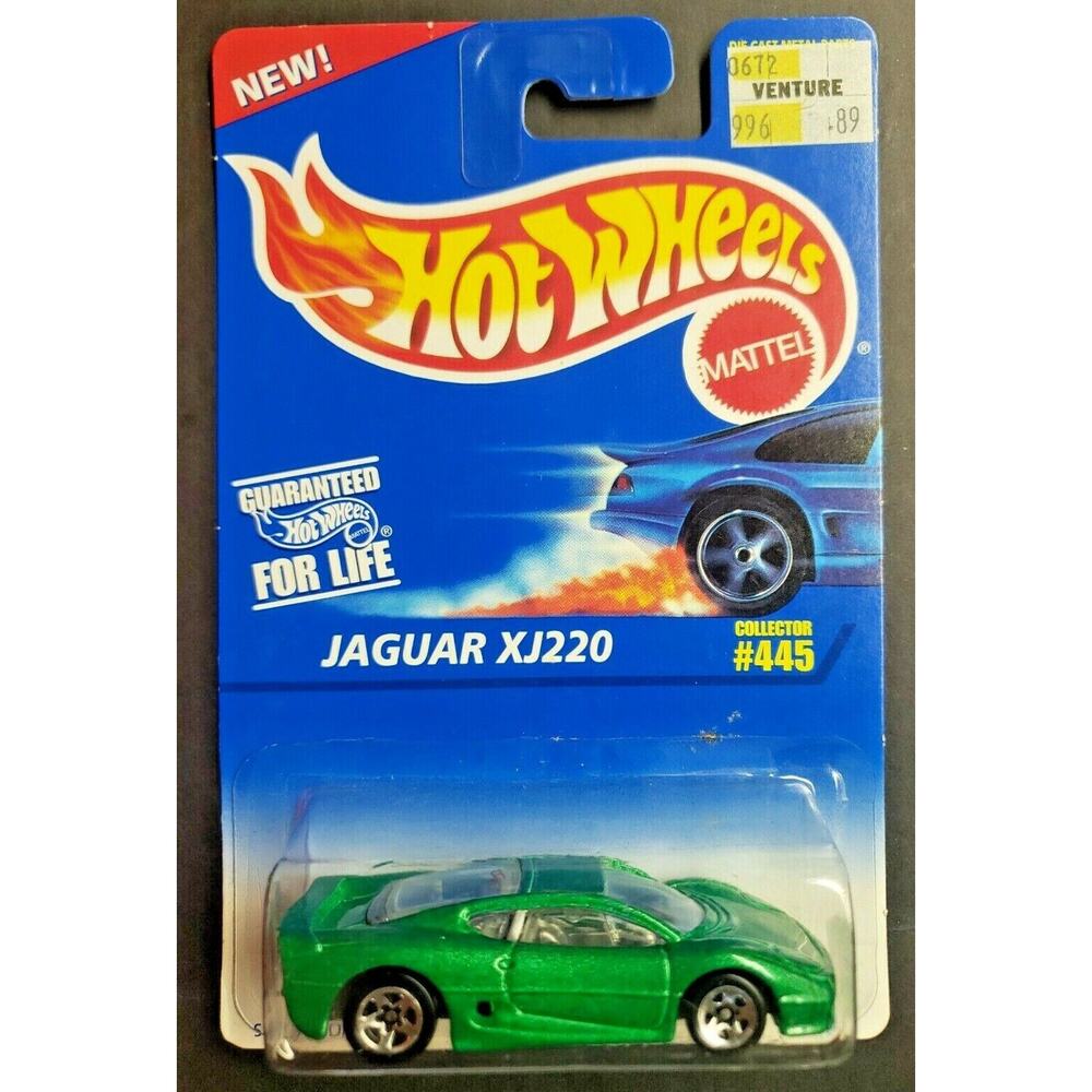 1995 Hot Wheels‎ Jaguar XJ220 #445 Green HW11